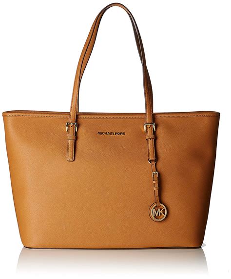 michael michael kors jet set saffiano tote